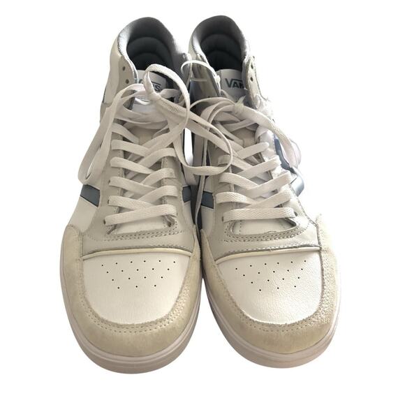 Vans Lowland Hi Serio Collection White Blue Mens Size 12 NWOB - Picture 2 of 9